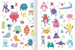 Ars Edition GmbH Stickerhefte-Mein flauschiges Stickerheft - Monster