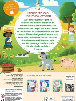 Ars Edition GmbH Stickerhefte*Mein flauschiges Stickerheft - Bauernhof