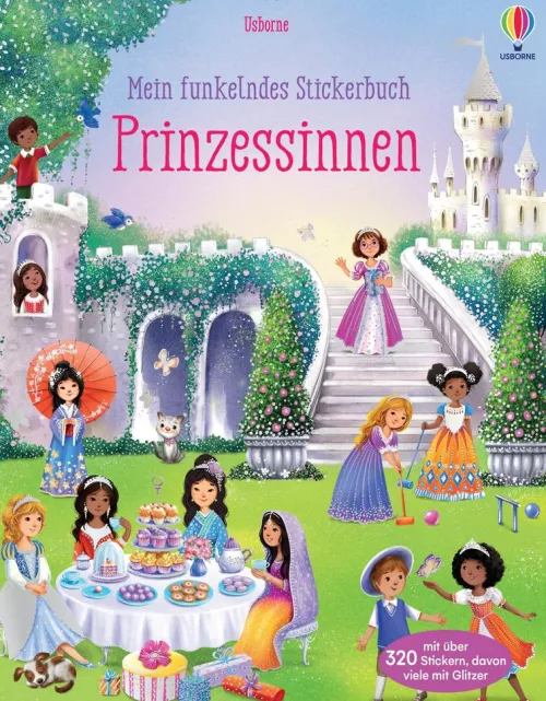 Usborne Verlag Stickerhefte*Mein funkelndes Stickerbuch: Prinzessinnen
