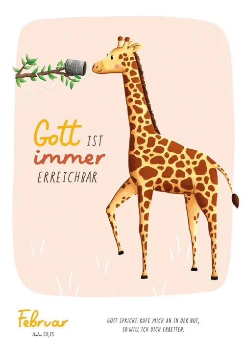 Brunnen-Verlag GmbH Geburtstagskalender-Mein Gott und ich