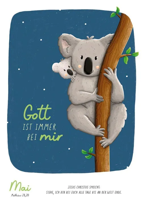 Brunnen-Verlag GmbH Geburtstagskalender-Mein Gott und ich