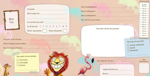 Mein großes Zoo Kindergarten-Freundebuch*Baumhaus Verlag GmbH Discount