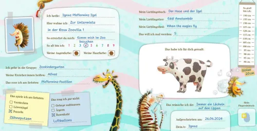 Mein großes Zoo Kindergarten-Freundebuch*Baumhaus Verlag GmbH Discount