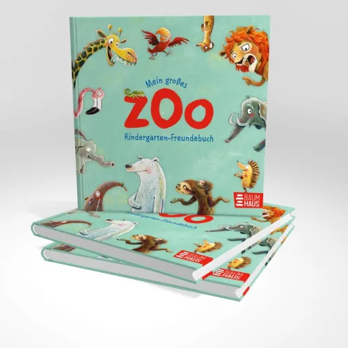 Mein großes Zoo Kindergarten-Freundebuch*Baumhaus Verlag GmbH Discount