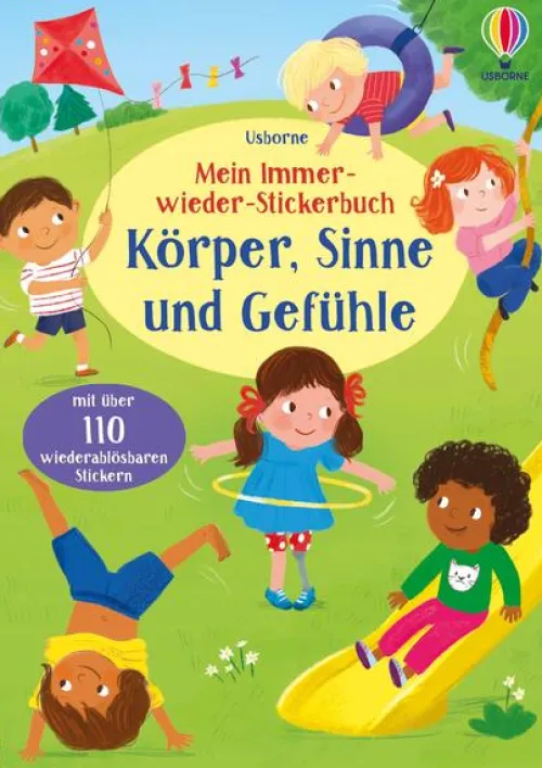 Mein Immer-wieder-Stickerbuch: Körper, Sinne und Gefühle*Usborne Verlag Outlet
