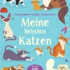 Usborne Verlag Stickerhefte-Mein Immer-wieder-Stickerbuch: Meine liebsten Katzen