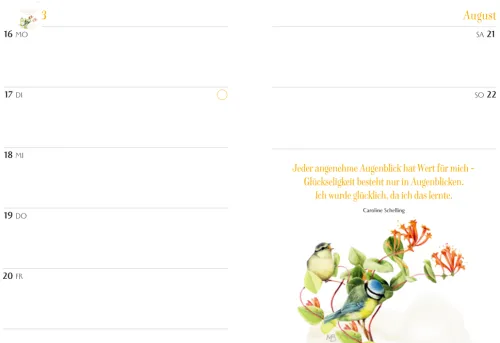 Coppenrath Geburtstagskalender-Mein Jahr 2027 - gelb