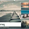 Calvendo Wandkalender-Mein Jahr auf Norderney (Wandkalender 2026 DIN A2 quer), Monatskalender