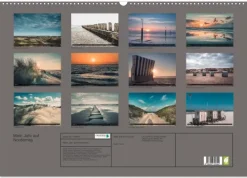 Calvendo Wandkalender-Mein Jahr auf Norderney (Wandkalender 2026 DIN A2 quer), Monatskalender