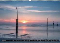 Calvendo Wandkalender-Mein Jahr auf Norderney (Wandkalender 2026 DIN A2 quer), Monatskalender