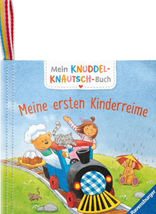 Mein Knuddel-Knautsch-Buch: Alle meine Kinderreime; weiches Stoffbuch, waschbares Badebuch, Babyspielzeug ab 6 Monate*Ravensburger Verlag Discount