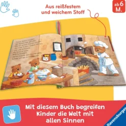 Mein Knuddel-Knautsch-Buch: Alle meine Kinderreime; weiches Stoffbuch, waschbares Badebuch, Babyspielzeug ab 6 Monate*Ravensburger Verlag Discount