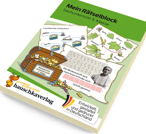 Mein Rätselblock Sachunterricht 3. Klasse*Hauschka Verlag GmbH Online