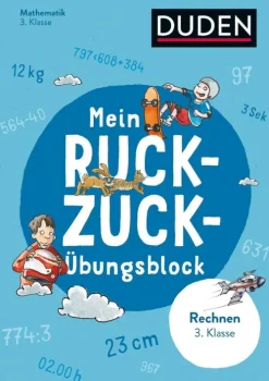 Bibliograph. Instit. GmbH Grundschule·Mathematik*Mein Ruckzuck-Übungsblock Rechnen 3. Klasse