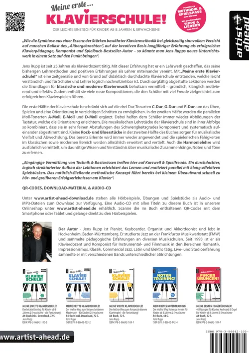 Artist Ahead Musikverlag Musikwissenschaft*Meine erste Klavierschule!