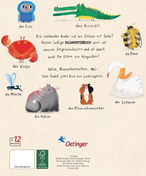 Oetinger 0-3 Jahre*Meine ersten Tiere