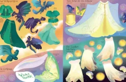 Meine glitzernden Anziehpuppen-Stickerbücher mini: Magische Welten*Usborne Verlag Clearance