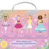 Usborne Verlag Stickerhefte-Meine glitzernden Anziehpuppen-Stickerbücher mini: Im Ballett, Feen, Freundinnen und Prinzessinnen