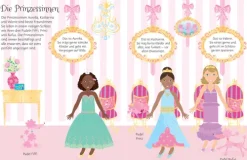 Usborne Verlag Stickerhefte-Meine glitzernden Anziehpuppen-Stickerbücher mini: Im Ballett, Feen, Freundinnen und Prinzessinnen