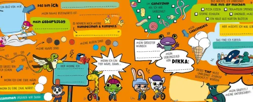 Edition Michael Fischer Freundebücher-Meine nashornstarke Gäng - Das Freundebuch von DIKKA