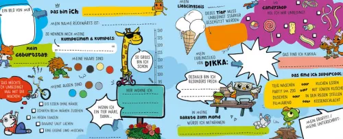 Edition Michael Fischer Freundebücher-Meine nashornstarke Gäng - Das Freundebuch von DIKKA