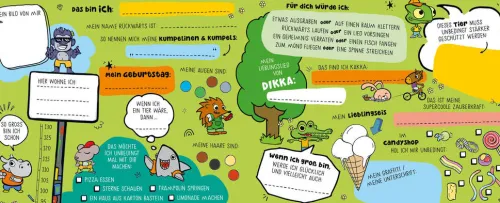 Edition Michael Fischer Freundebücher-Meine nashornstarke Gäng - Das Freundebuch von DIKKA