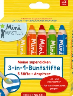 Meine superdicken 3-in-1-Buntstifte*Coppenrath