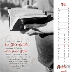 Kawohl Postkartenkalender-Mensch, ich mag dich 2026