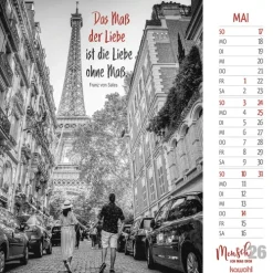 Kawohl Postkartenkalender-Mensch, ich mag dich 2026