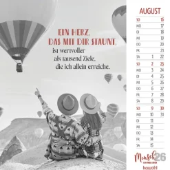 Kawohl Postkartenkalender-Mensch, ich mag dich 2026