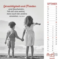 Kawohl Postkartenkalender-Mensch, ich mag dich 2026