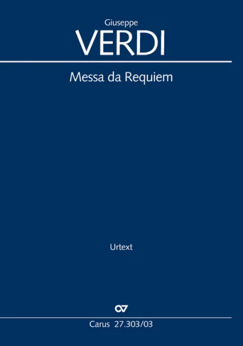 Messa da Requiem (Klavierauszug)*Carus-Verlag Stuttgart New