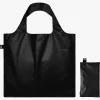 LOQI GmbH Federtaschen*METALLIC Black Bag with Zip Pocket
