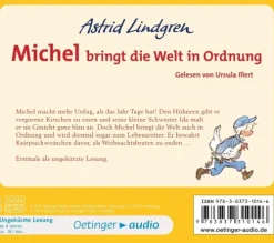 Oetinger Media Kinder- & Jugendbücher·Erstlesebücher*Michel aus Lönneberga 3. Michel bringt die Welt in Ordnung,3 Audio-CD