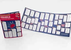 phiep Verlag Mittlere Reife·Fremdsprachen|Mittlere Reife·Deutsch-mindmemo Lernfolder - Vokabeln - Grundwortschatz Englisch / Deutsch - 1100 Vokabeln - Lernhilfe - Zusammenfassung