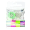 RICO-Design tap Klebstoff & Klebebänder-Mini Mirror Tape Set, Regenbogen