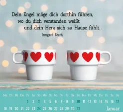 Groh Verlag Kommunion & Konfirmation-Mini-Kalender 2027: Der kleine Schutzengelkalender