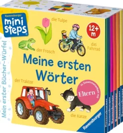 Kinder Ravensburger Verlag 0-3 Jahre-ministeps: Mein erster Bücher-Würfel: Meine ersten Wörter (Bücher-Set)