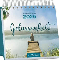 ars edition Wochenkalender-Mini-Wochenkalender Gelassenheit 2026