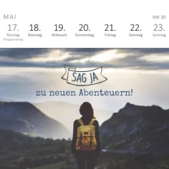 Ars Edition GmbH Geburtstagskalender*Mini-Wochenkalender Sei frech, wild und wunderbar! 2027
