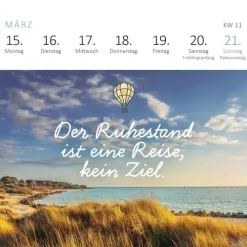 Ars Edition GmbH Geburtstagskalender-Mini-Wochenkalender Tschüss Arbeit, hallo Ruhestand! 2027