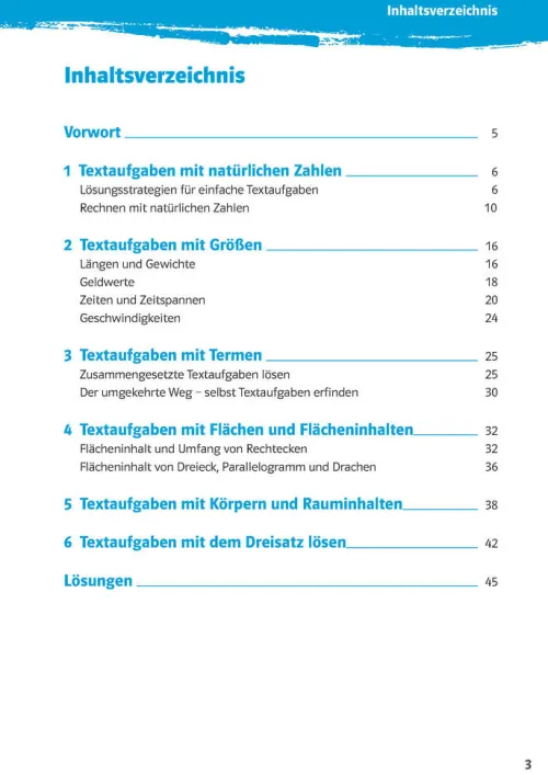 Klett Lerntraining Mittlere Reife·Mathematik-10-Minuten-Training Mathematik Textaufgaben 5. Klasse