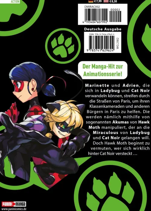 Miraculous - Die Abenteuer von Ladybug und Cat Noir (Manga) 02*Panini Verlags GmbH Hot
