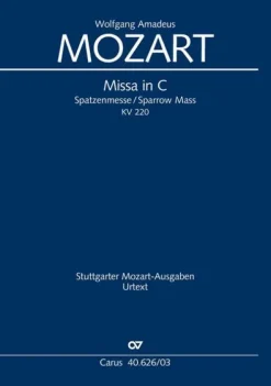 Missa in C*Carus-Verlag Stuttgart Clearance