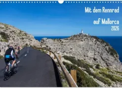 Calvendo Wandkalender*Mit dem Rennrad auf Mallorca (Wandkalender 2026 DIN A3 quer), Monatskalender