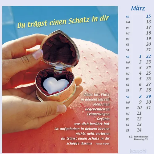 Kawohl Postkartenkalender*Mit Hand und Fuß 2026
