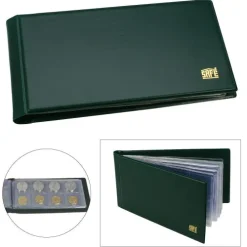 Münzen Taschenalbum Einband grün*SAFE Schwäbische Albumfab Online