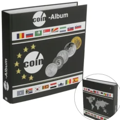 SAFE Schwäbische Albumfab Hobby & Lifestyle-Münzenalbum für Münzen aus aller Welt für verschiedene Münzengrössen. Leerordner ohne Inhalt