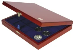 Münzen-Kassette Holz*SAFE Schwäbische Albumfab Hot