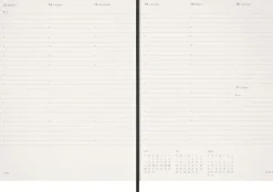 Moleskine 15 Monate Essential Wochenkalender 2025/2026, 1 Wo = 2 Seiten, vertikal, XXL, fester Einband, Schwarz*Moleskine Germany GmbH New